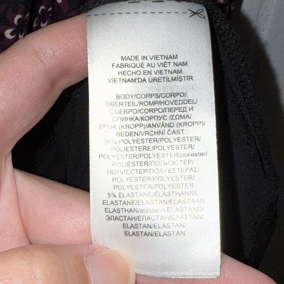 Lauren Ralph Lauren Women’s Sheath Dress Ruched Detail Geometric Print Size 8 - Picture 5 of 5